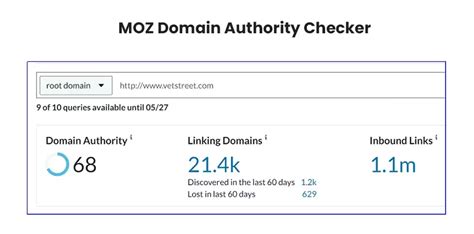 moz domain authority check